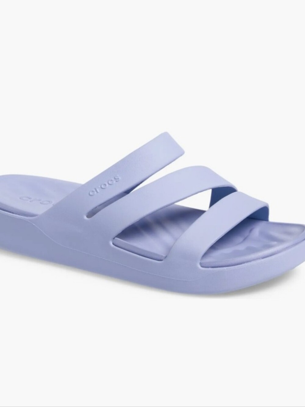 CROCS Getaway Waterproof Strappy Slide Sandals- Blue Haze
